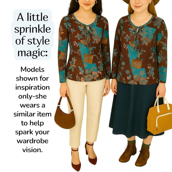 KLD Open Shoulder Sheer Tunic Blouse Small - Picture 2 of 16